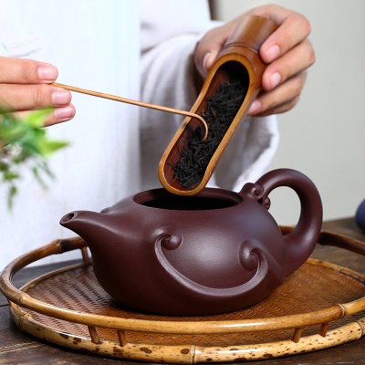 宜兴名家原矿陈腐紫泥紫砂壶纯手工 龙瀛泡茶壶大容量420毫升茶具